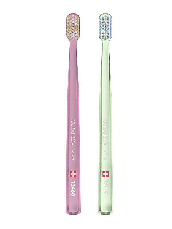 Набор зубных щёток Curaprox Velvet (2шт.) Duo Special Edition