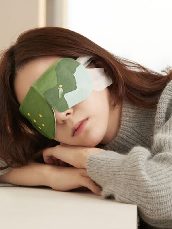 Согревающая маска для глаз с эффектом ароматерапии Steambase Daily Eyemask Soft Sunset
