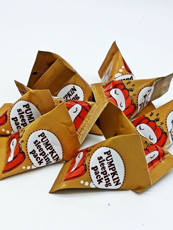 Энзимная ночная маска с тыквой и керамидами Too Cool For School Pumpkin Sleeping Pack 30мл