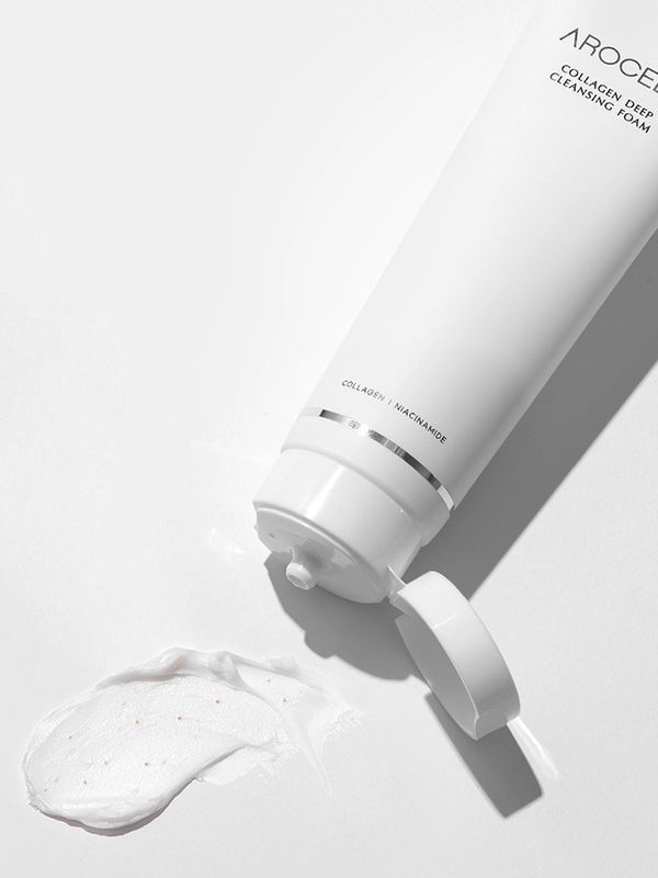 Коллагеновая пенка для глубокого очищения AROCELL Collagen Deep Cleansing Foam 120мл