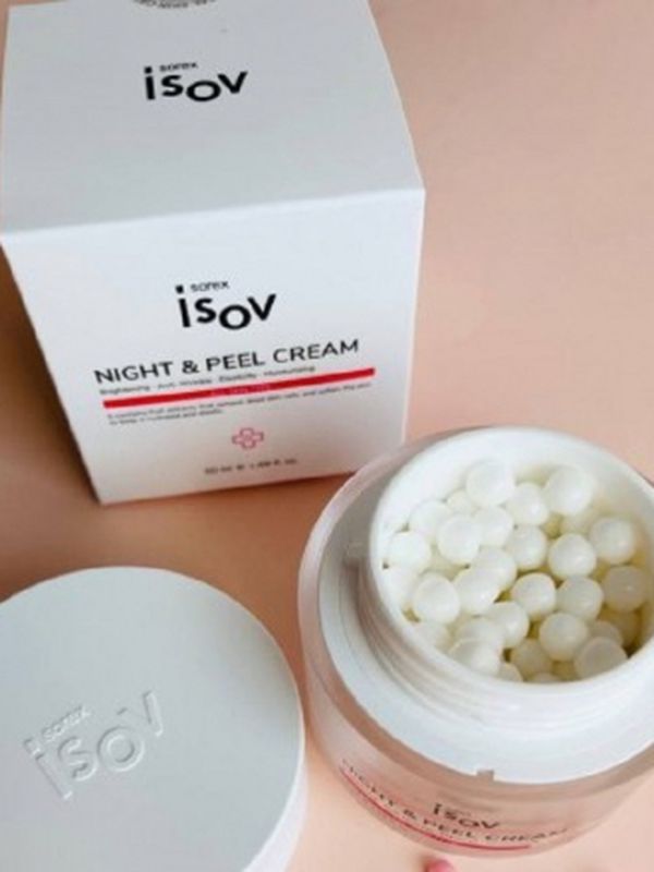 Ночной пилинг-крем для лица Isov Night & Peel Cream 50мл
