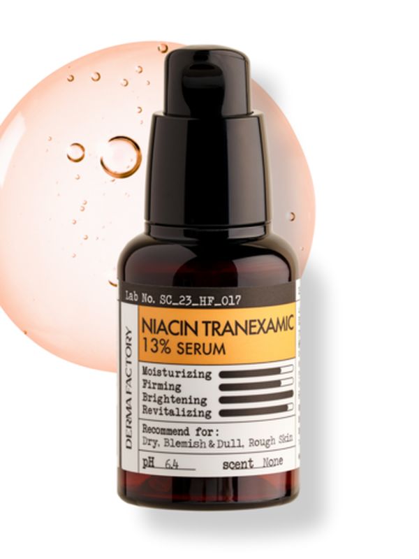 Осветляющая сыворотка для лица с транексамовой кислотой Derma Factory Niacin Tranexamic 13% Serum 30мл