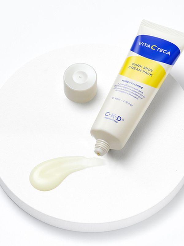 Набор с осветляющей маской-плёнкой и кистью CKD Vita C Teca Dark Spot Cream Pack 80мл