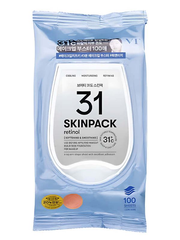 Тонер-пэды для подготовки кожи к макияжу VT Cosmetics 31 Skin Pack 100шт