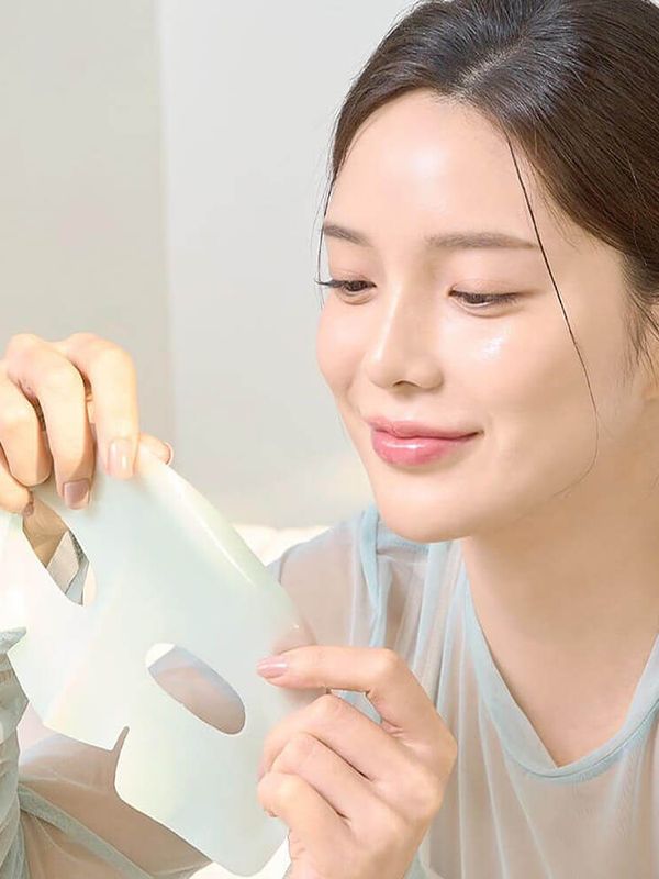 Осветляющая гидрогелевая маска для лица Luvum Green Citrus Vitamin C Gel Mask Plus 33г