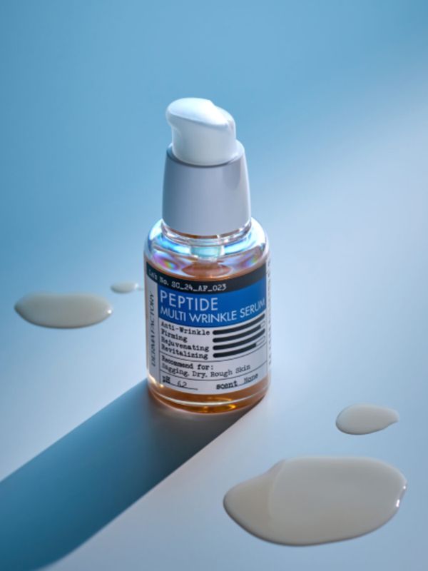 Разглаживающая пептидная сыворотка для лица Derma Factory Peptide Multi Wrinkle serum 30мл