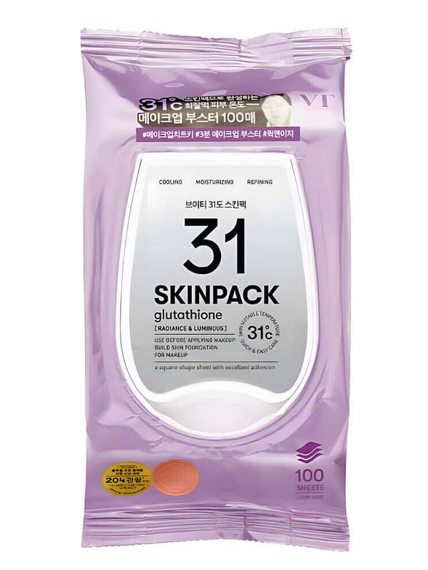 Тонер-пэды для подготовки кожи к макияжу VT Cosmetics 31 Skin Pack 100шт