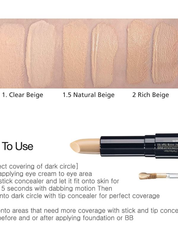 Двойной консилер для лица THE SAEM Cover Perfection Ideal Concealer Duo 10г
