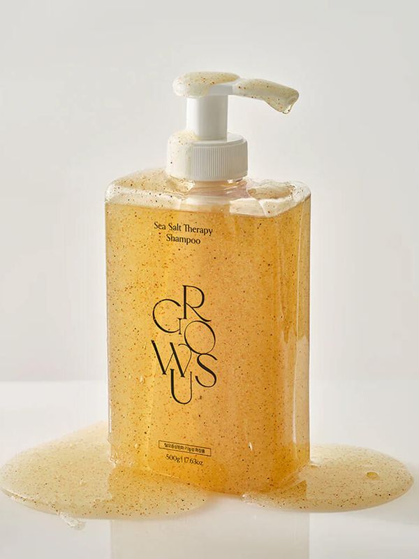 Отшелушивающий шампунь с морской солью GROWUS Sea Salt Therapy Shampoo 500мл