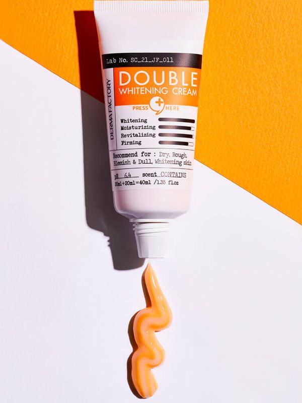 Двойной осветляющий крем с глутатионом и транексамовой кислотой Derma Factory Double Whitening Cream 40мл