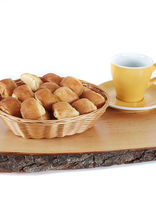 Rausīši ar biezpiena ar vaniļas garšas pildījumu