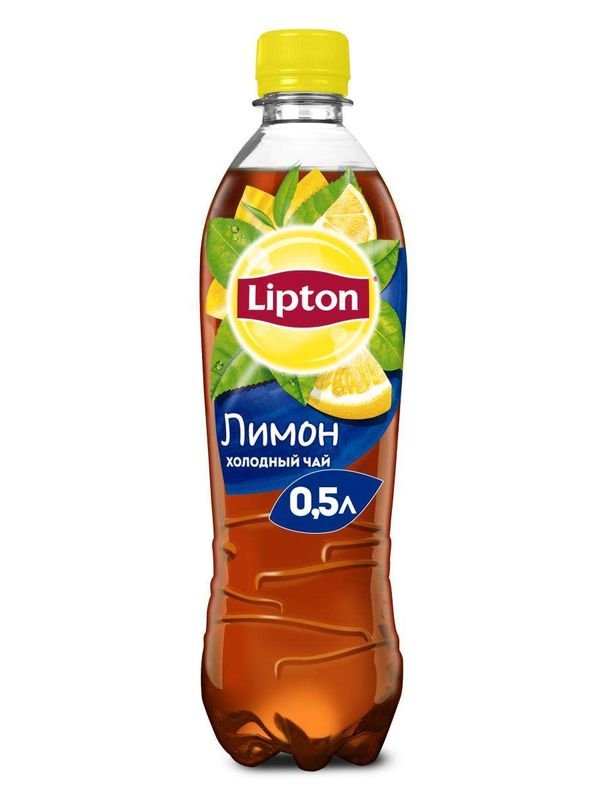 чай липтон зеленый, лимон в бутылке 0,5л