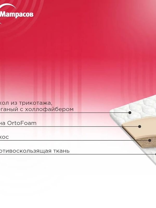 Наматрасник  Askona Topper cocos