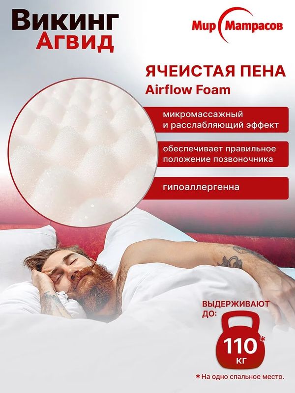 Матрас Викинг Агвид (средняя жесткость)