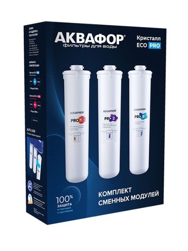 Комплект сменных модулей для Аквафор ECO H Pro