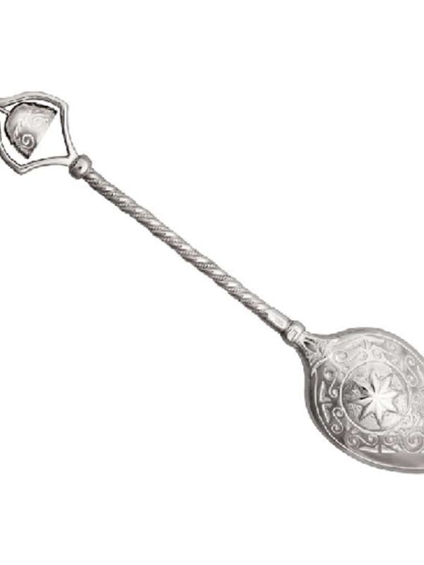 ЛОЖКА С КОЛОКОЛЬЧИКОМ, СЕРЕБРО 925°  арт.628