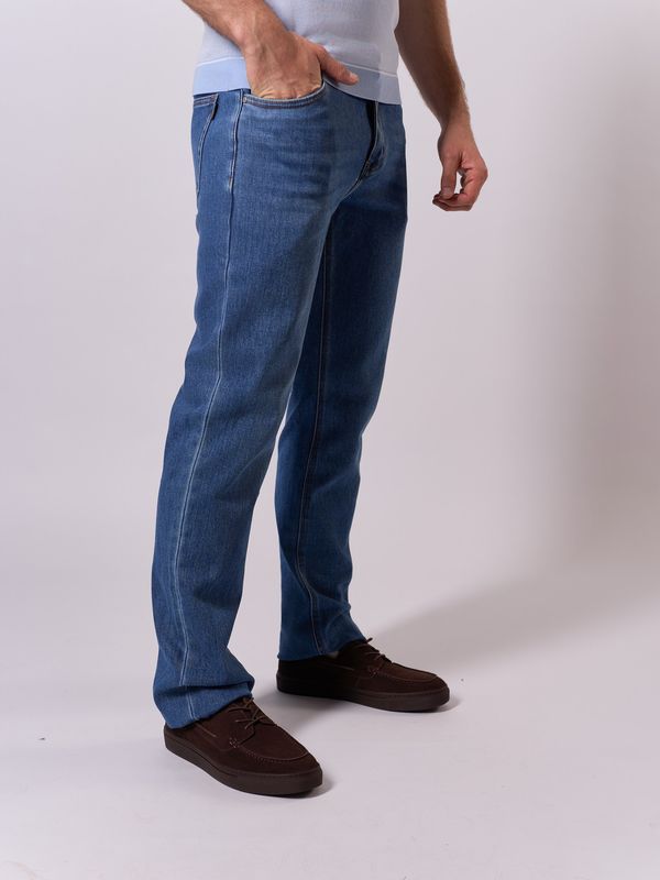 Джинсы мужские FDN1102-D3 DARK-BLUE
