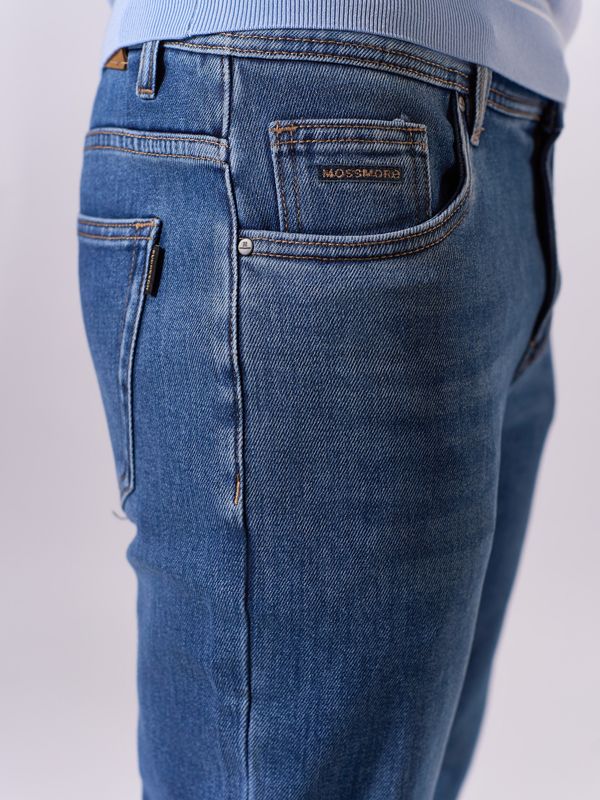 Джинсы мужские FDN1102-D3 DARK-BLUE
