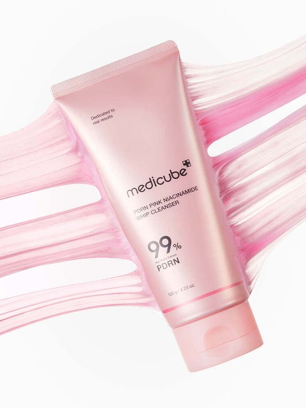 Пенка для умывания с ПДРН medicube PDRN Pink Niacinamide Whip Cleanser
