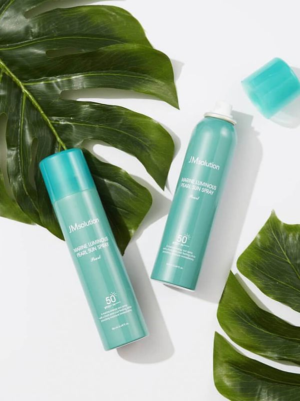 Солнцезащитный спрей с жемчугом JMsolution Marine Luminous Pearl Sun Protection Sun Spray SPF50+ PA+