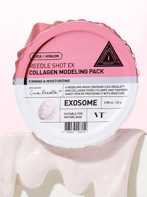 Альгинатная маска с микроиглами VT Cosmetics Reedle Shot EX Collagen Modeling Pack