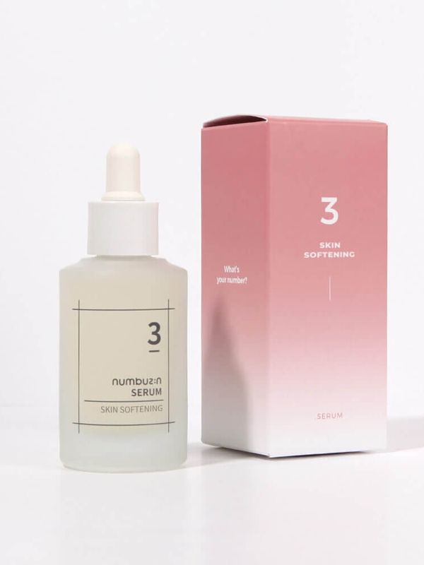Выравнивающая сыворотка с галактомисисом и пробиотиками numbuzin No.3 Skin Softening Serum