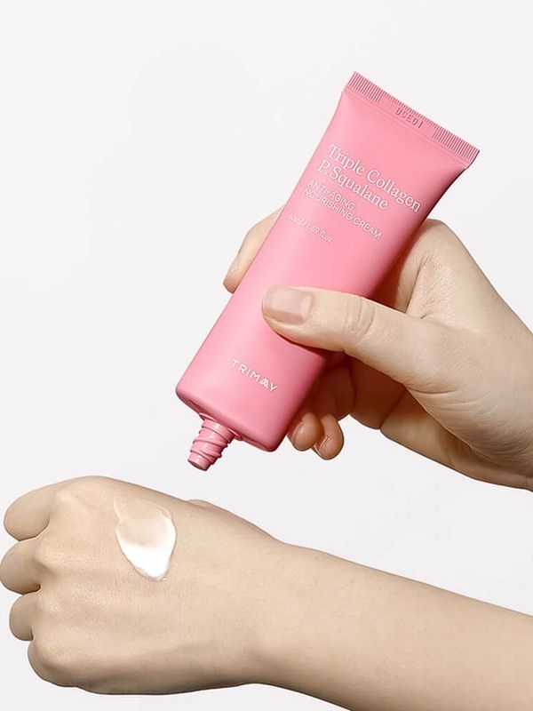 Питательный антивозрастной крем Trimay Triple Collagen P.Squalane Anti-Aging Nourishing Cream