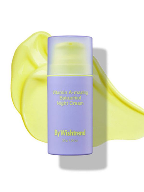 Ночной крем с ретинолом и бакучиолом By Wishtrend Vitamin A-mazing Bakuchiol Night Cream