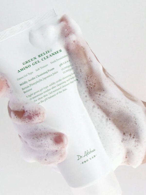 Гель-пенка для умывания с аминокислотами Dr. Althea Green Relief Amino Gel Cleanser