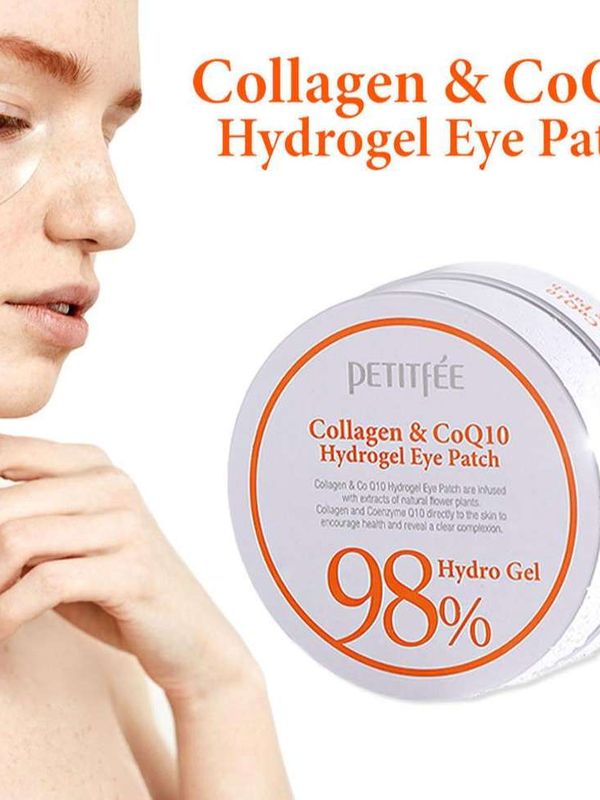 Petitfee Патчи для глаз Collagen & Co Q10 Hydrogel 60шт