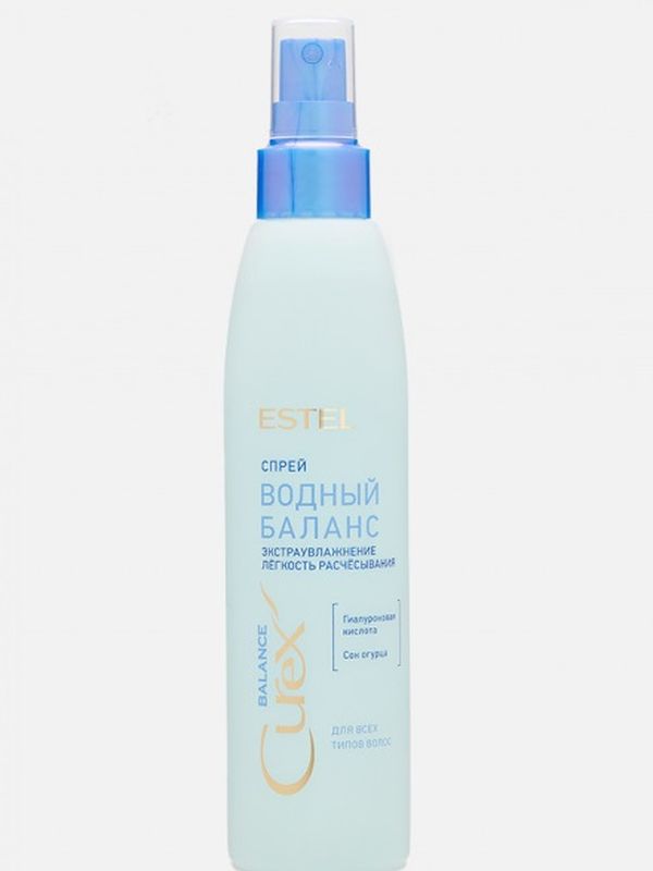 Спрей для всех типов волос "Водный баланс" ESTEL Curex Aqua Balance 200 мл