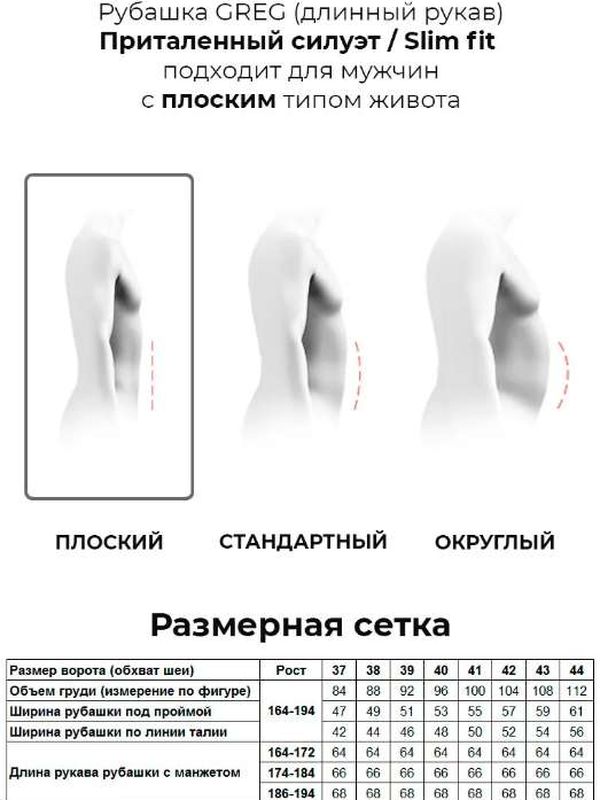 Сорочка GREG