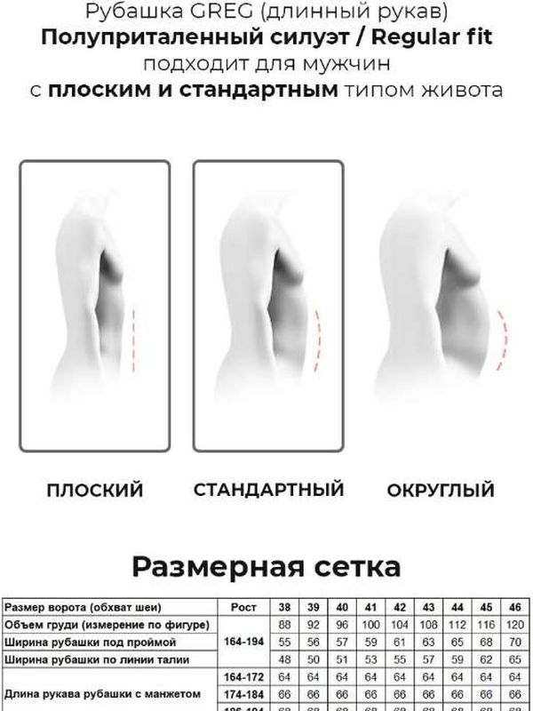 Сорочка GREG