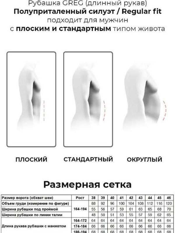 Сорочка GREG