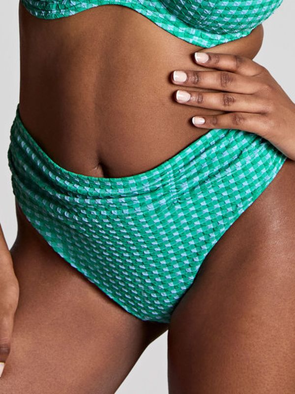 Gingham midi brief
