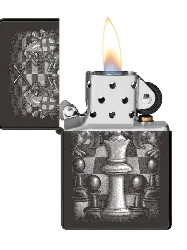 48762 24756 Zippo Chess Design