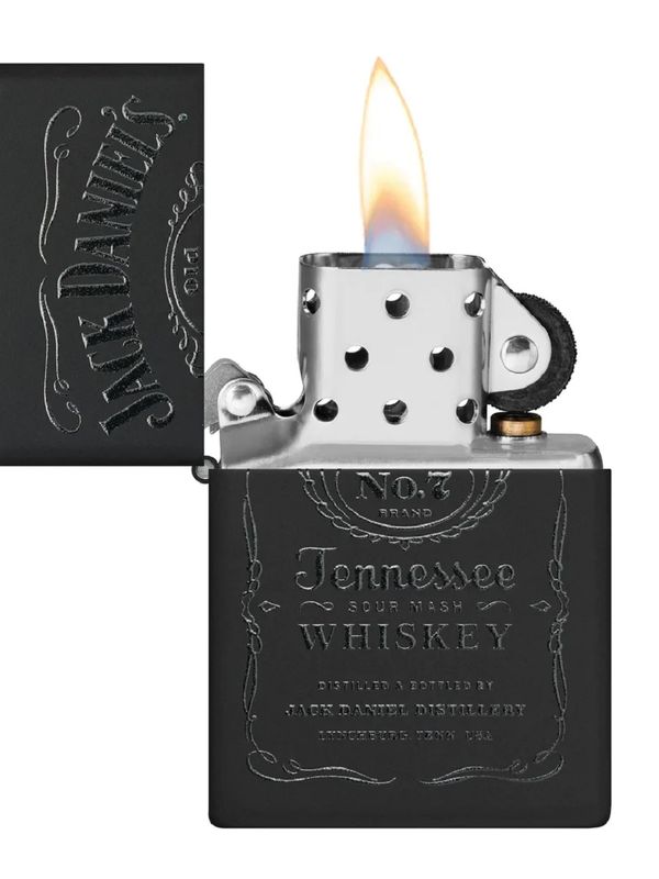 Gift Set brichetă + husă 48460 218 Zippo Jack Daniel’s WPL and Pouch