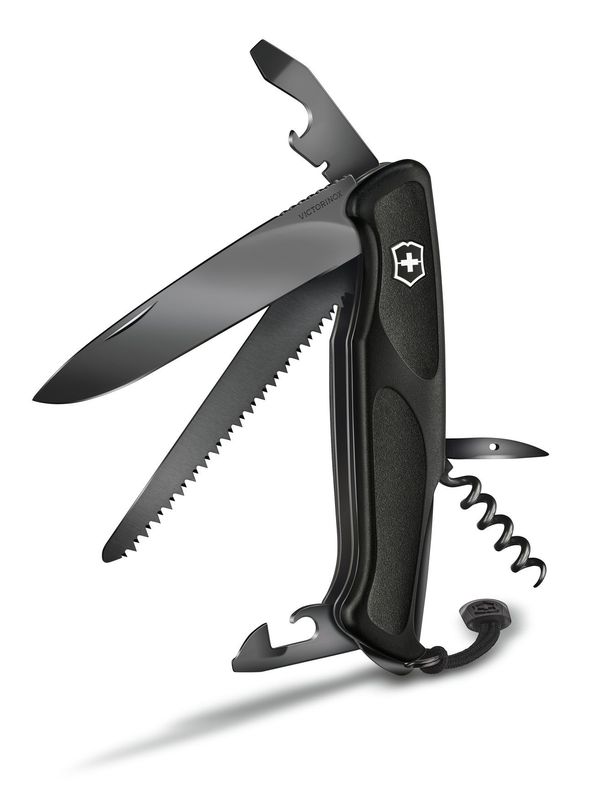 Cuțit pliabil Victorinox Ranger 55 Grip Onyx Black