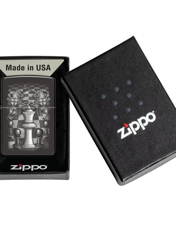48762 24756 Zippo Chess Design