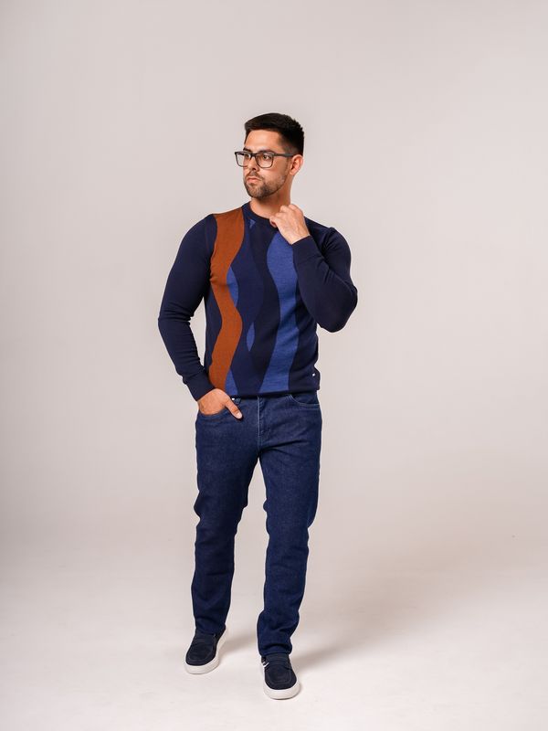 Джемпер мужской ENRICO CERINI 244004 Navy