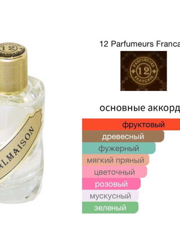 12 Parfumeurs Francais Malmaison унисекс Парфюмерная вода