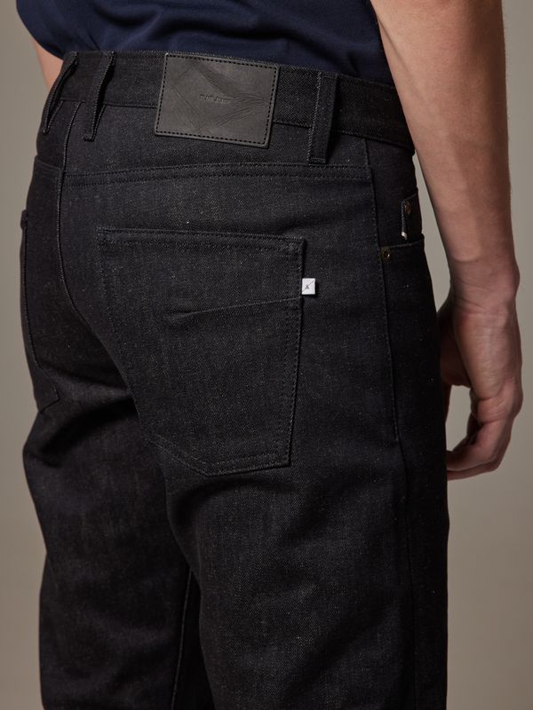 PLNB Jeans M333 Black Dry Hempy Selvedge