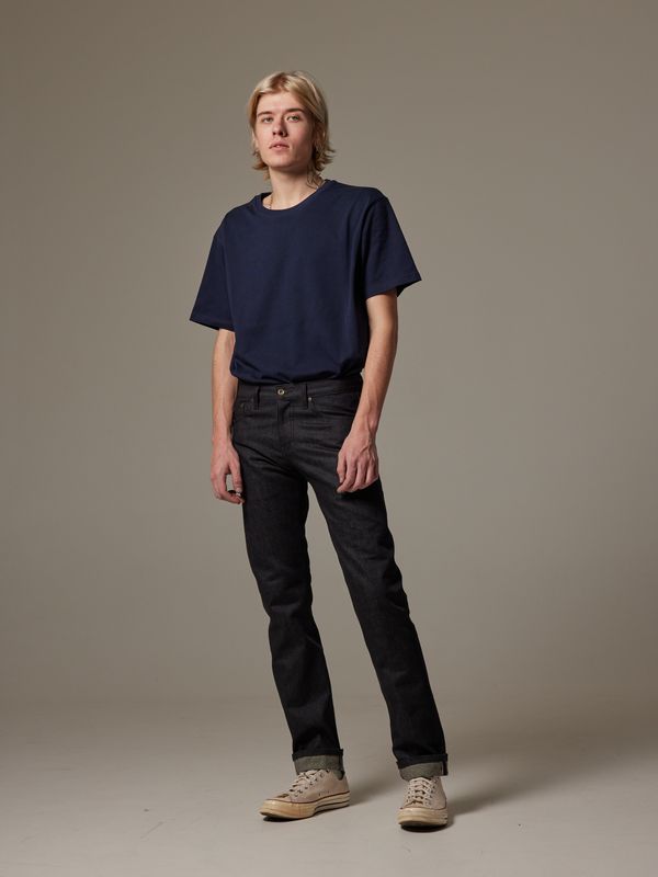 PLNB Jeans M333 Black Dry Hempy Selvedge