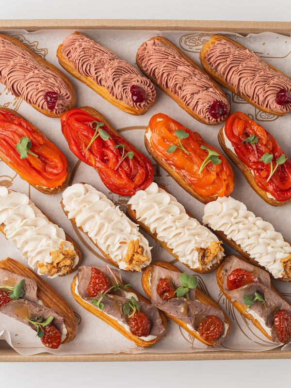 Большой сет мини-эклеров мясной
