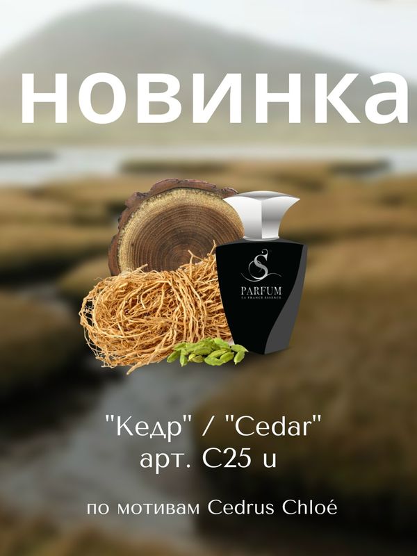 C-025  unisex Кедр, по мотивам Cedrus Chloé
