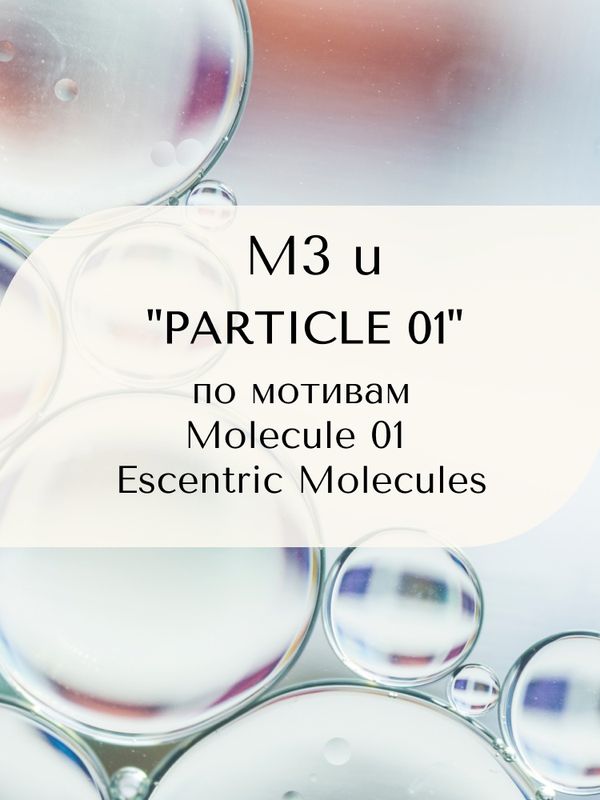 M-003 unisex схож с MOLECULE NO:1 Eccentric Molecule