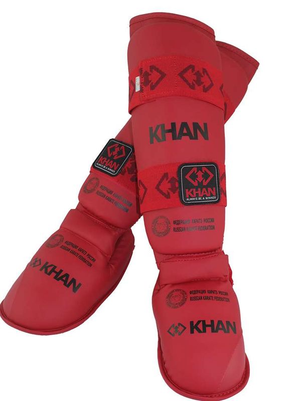 Защита голени и стопы для карате Khan ФКР