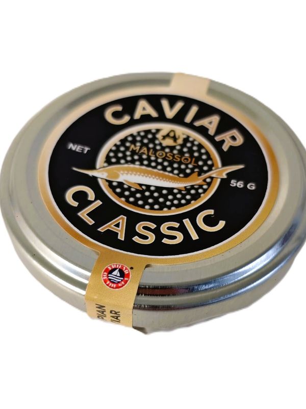 Черная икра BAERI Classic malossol (Нидерланды) 56 гр (Стекло)