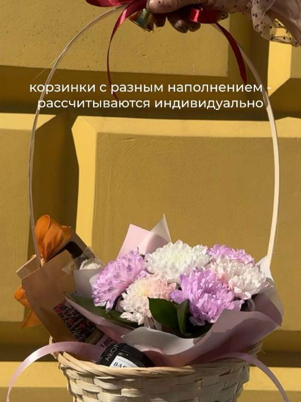 Корзины с разным наполнением
