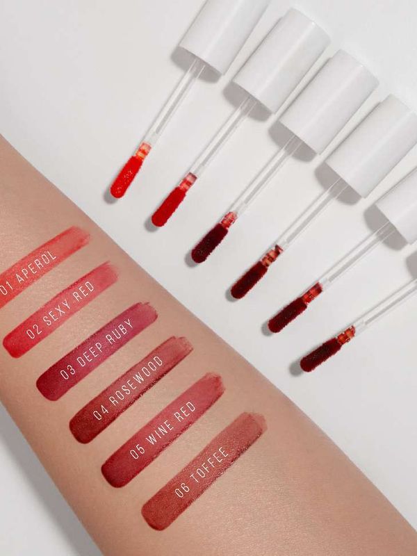 LUXVISAGE Тинт для губ - lip tint aqua gel hyaluron complex